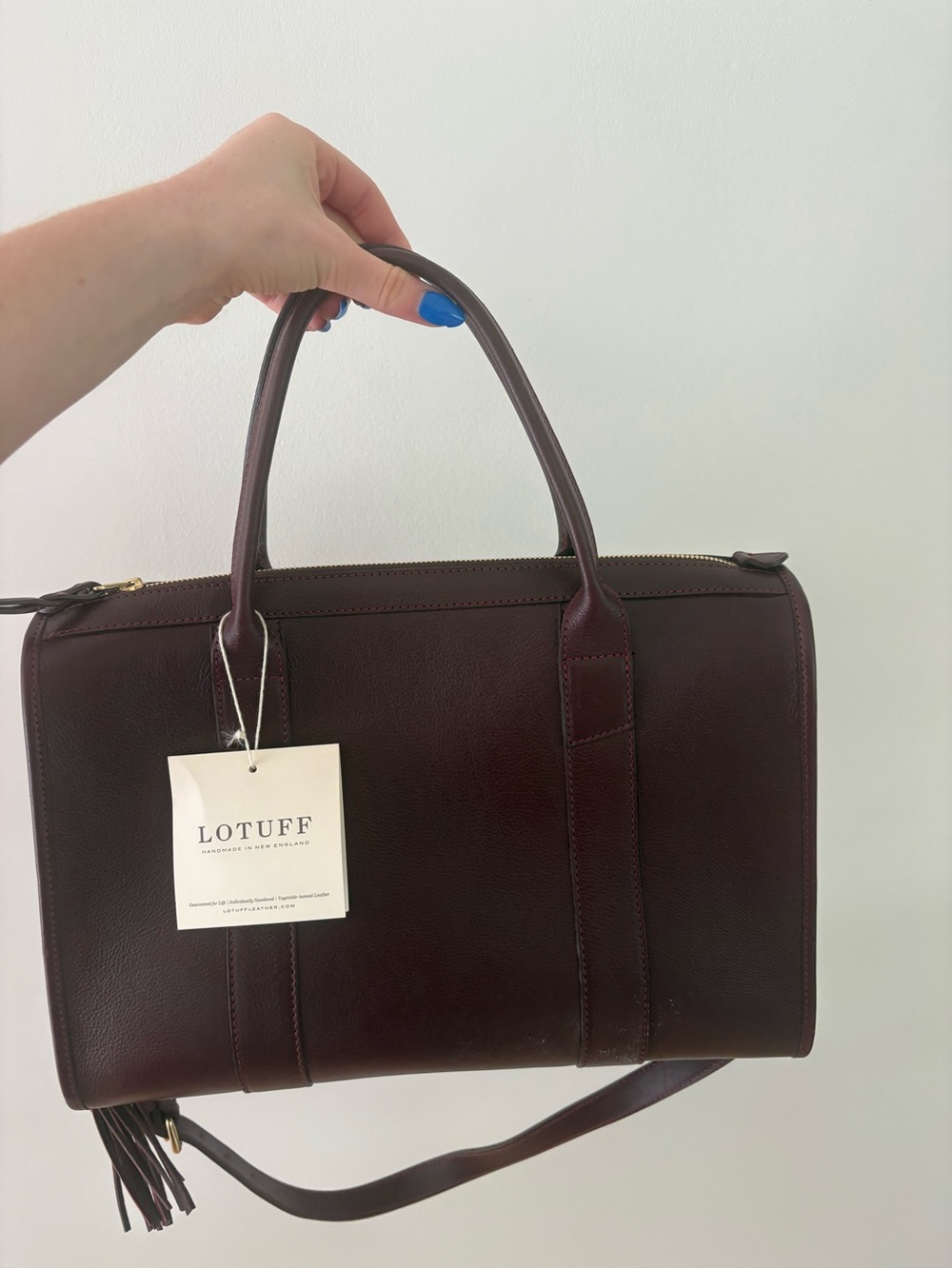 Lotuff Women's Leather Satchel
